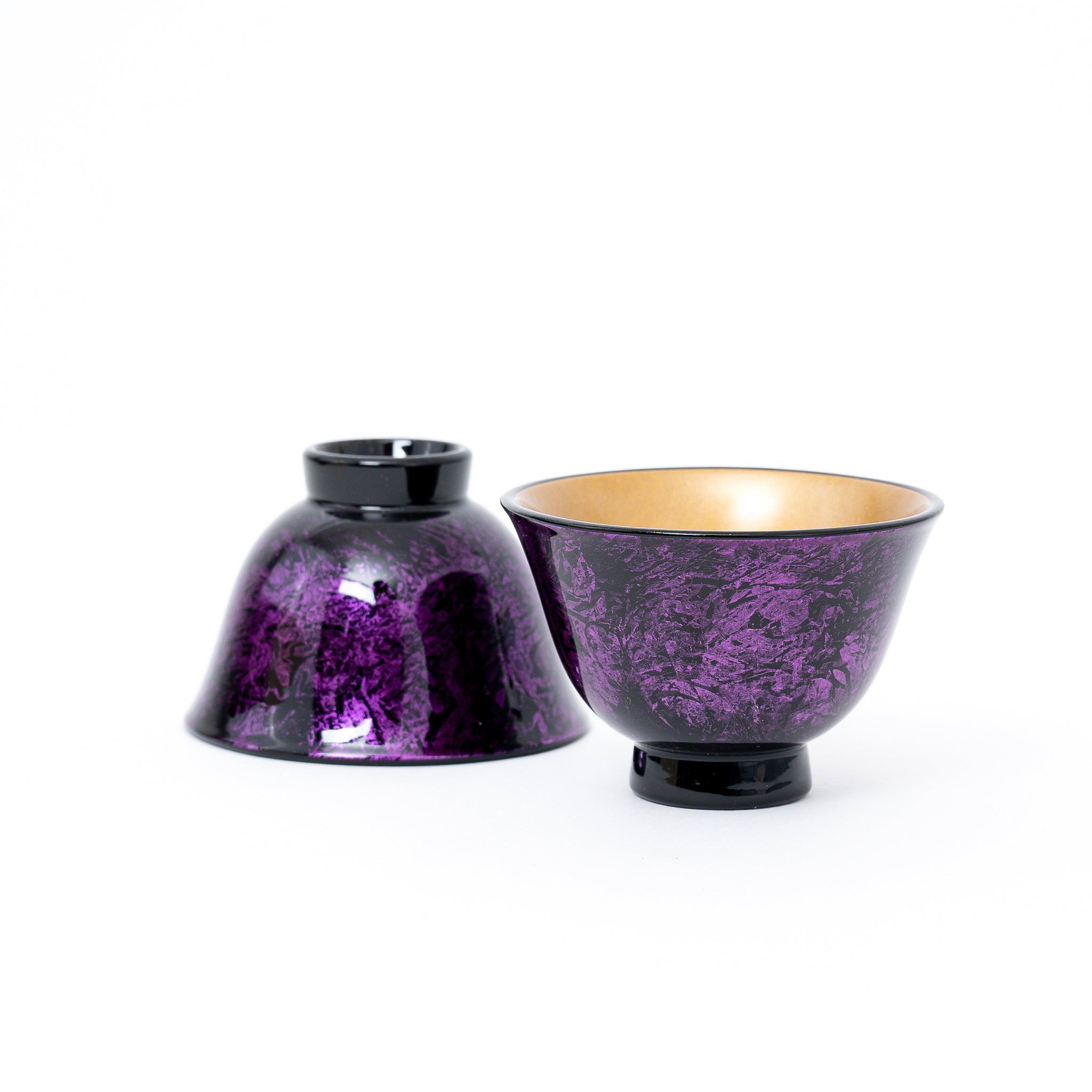 Shoryu Kiln Japanese Tokoname Yaki Purple Lacquer Kyusu