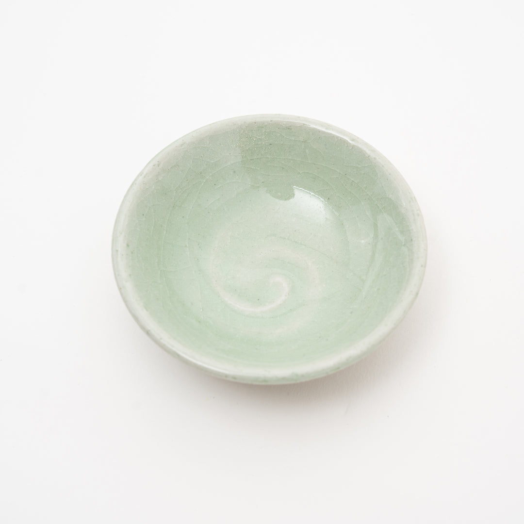 Handmade Japanese Celadon Dish