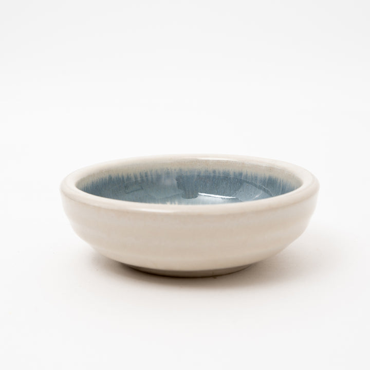 Japanese Ceramic Blue Brush Dish