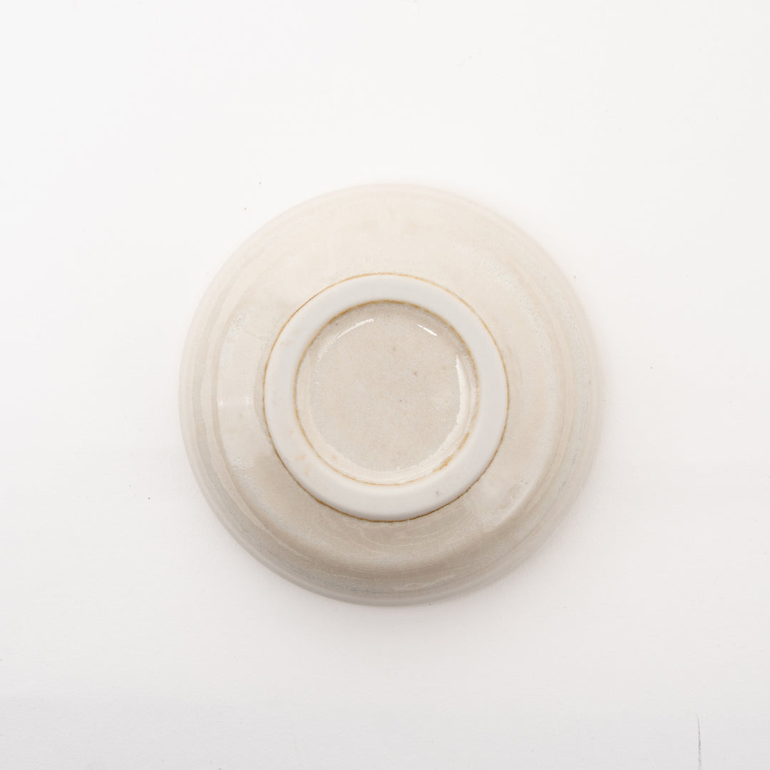 Japanese Ceramic Blue Brush Dish