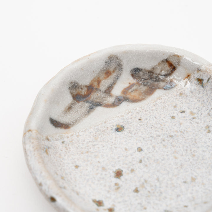 Japanese Shino Style Ceramic Small Plate
