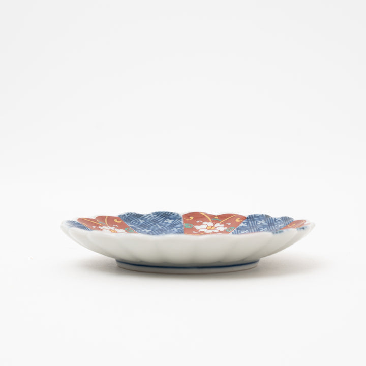 Kikuwari Chrysanthemum-Shaped Small Dish