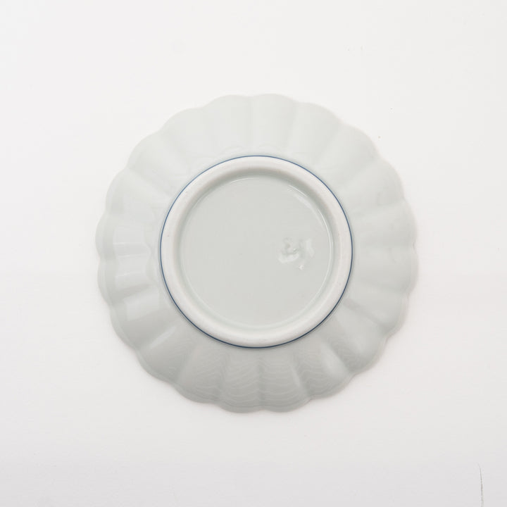 Kikuwari Chrysanthemum-Shaped Small Dish