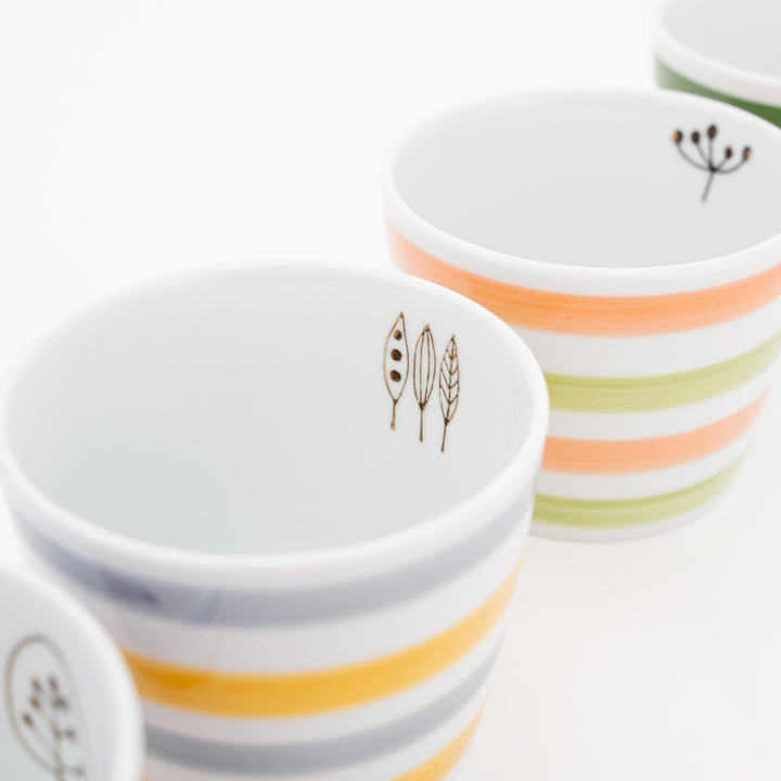 Hasami Multi-Colored Choko Cups