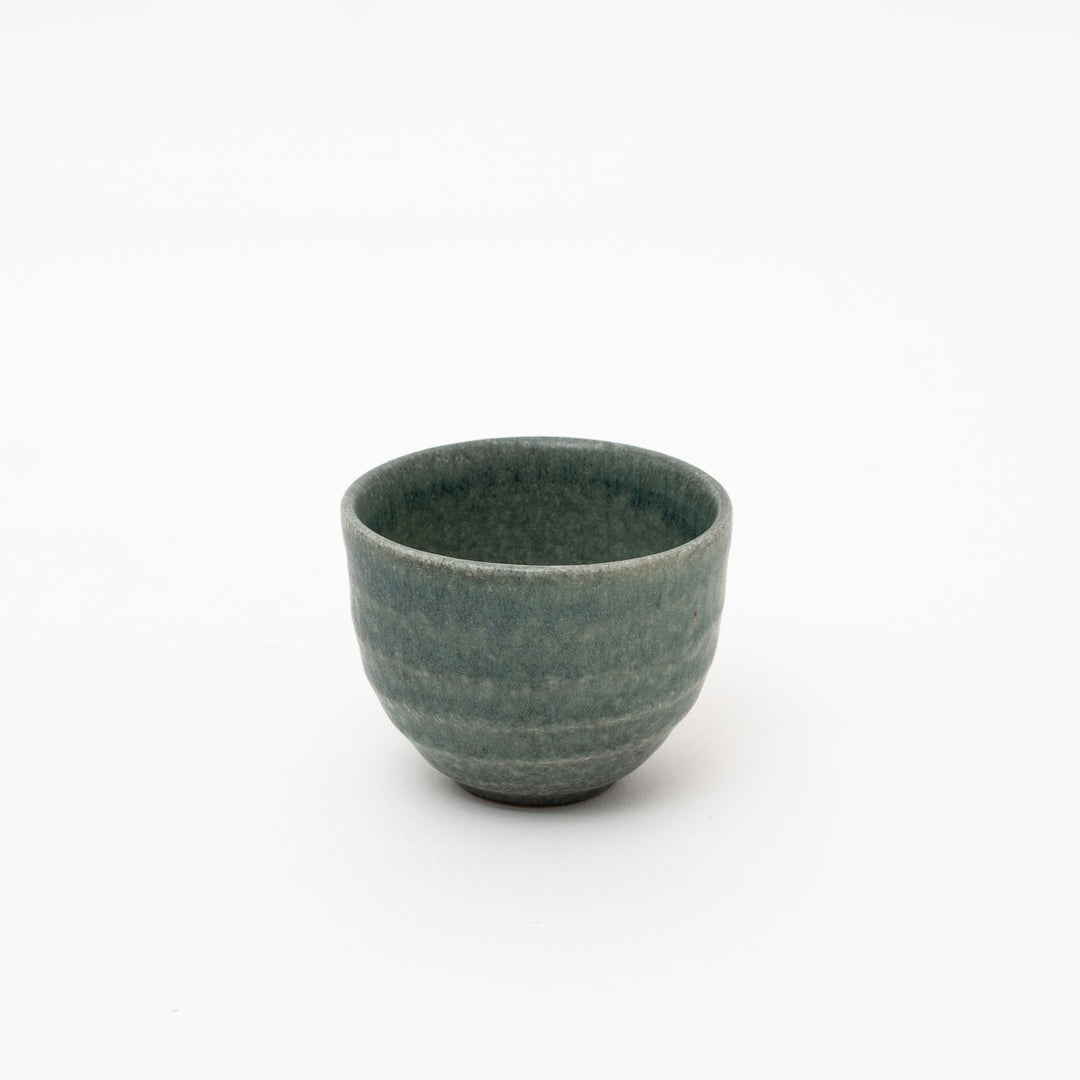 Shigaraki Ware Black Celadon Tea Cup