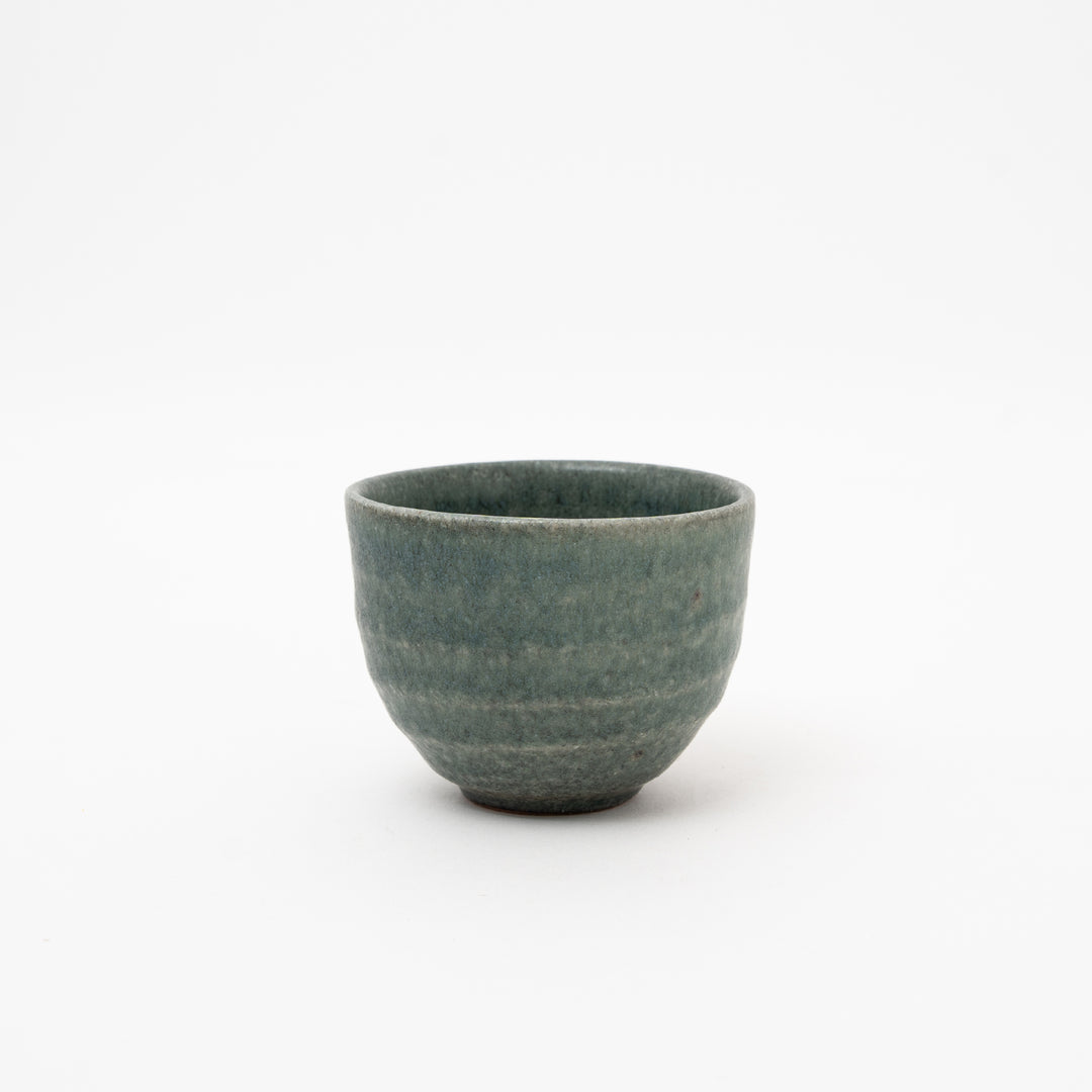 Shigaraki Ware Black Celadon Tea Cup