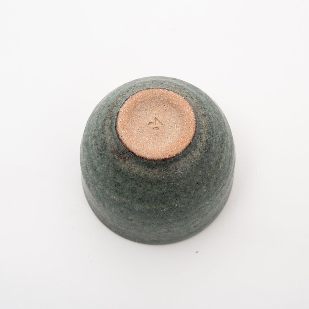 Shigaraki Ware Black Celadon Tea Cup