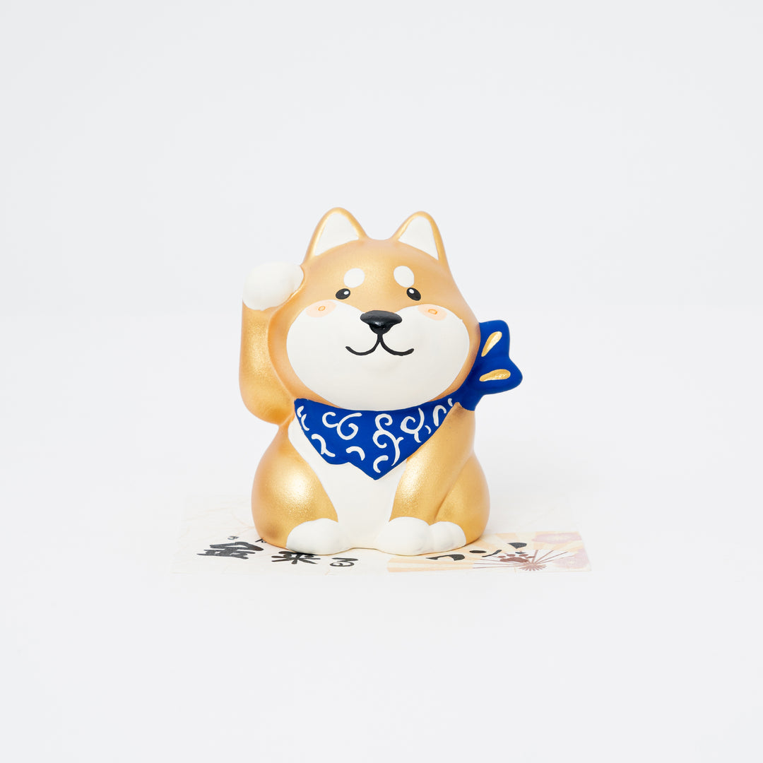 Ryukodo Golden Beckoning Shiba Inu Lucky Dog