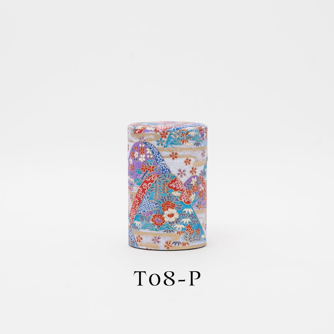 Japanese Washi Paper tea Tin 100g - Tea Canister