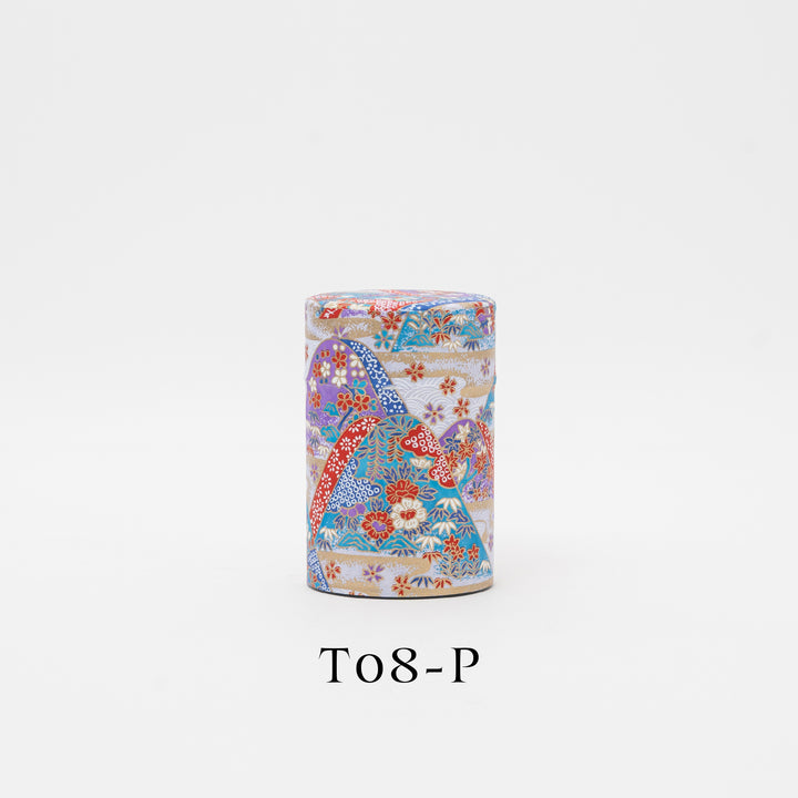 Japanese Washi Paper tea Tin 100g - Tea Canister