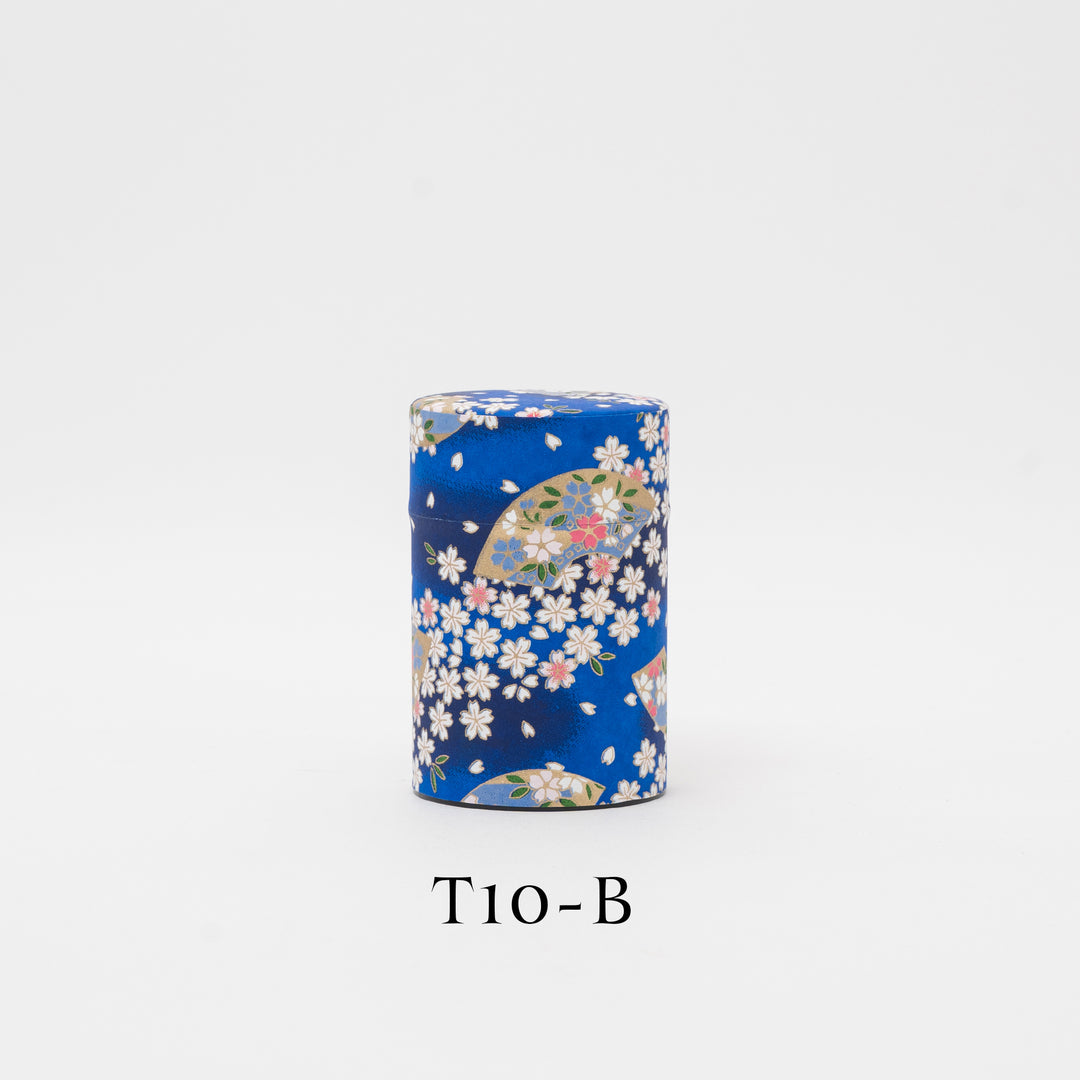 Japanese Washi Paper tea Tin 100g - Tea Canister