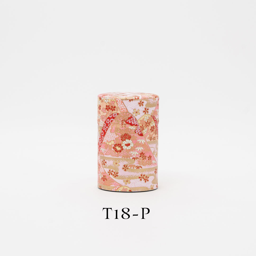 Japanese Washi Paper tea Tin 100g - Tea Canister