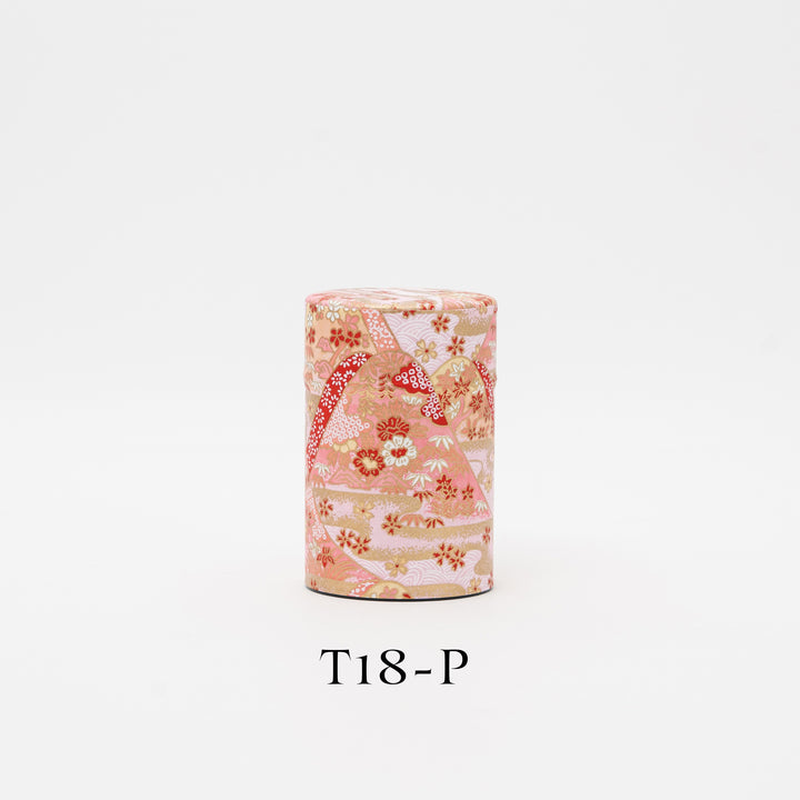 Japanese Washi Paper tea Tin 100g - Tea Canister