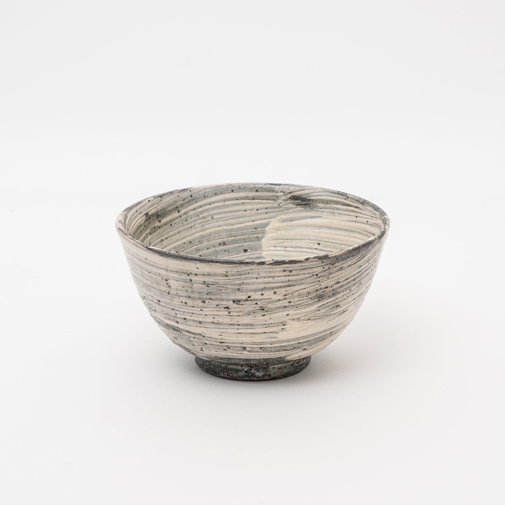 Handmade Shigaraki Brush Side Dish Bowl| Kobachi Bowl | Omakase