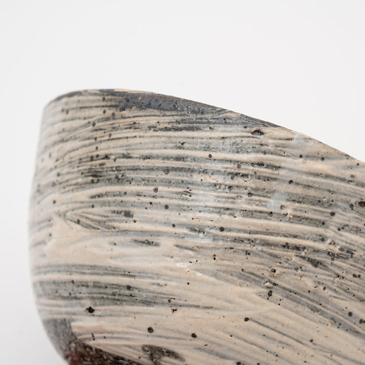 Handmade Shigaraki Hakame Bowl