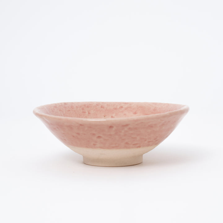 Pink Crackle Glaze Kobachi Bowl