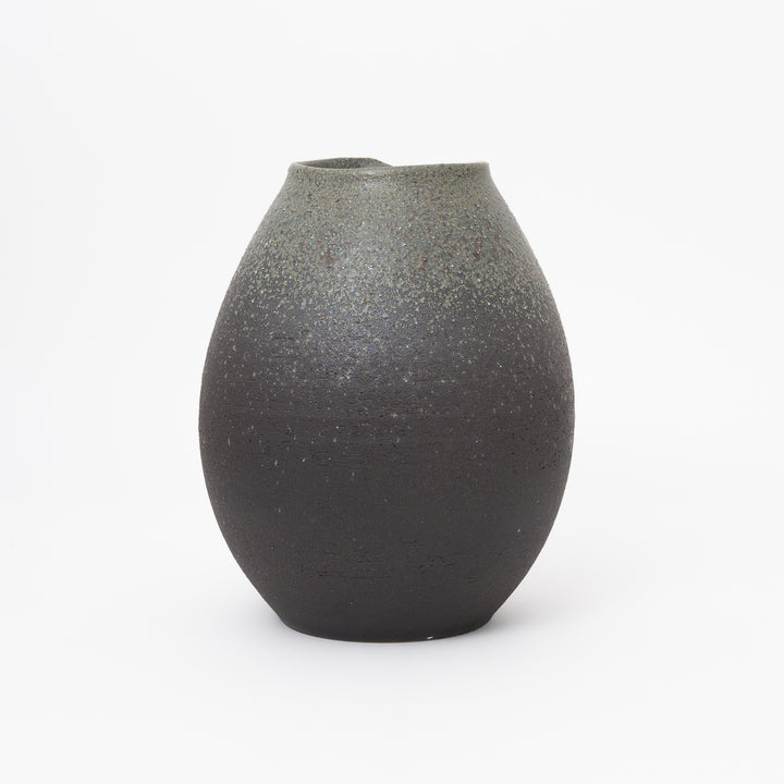 Shigaraki Rustic Artisan Oval Vase