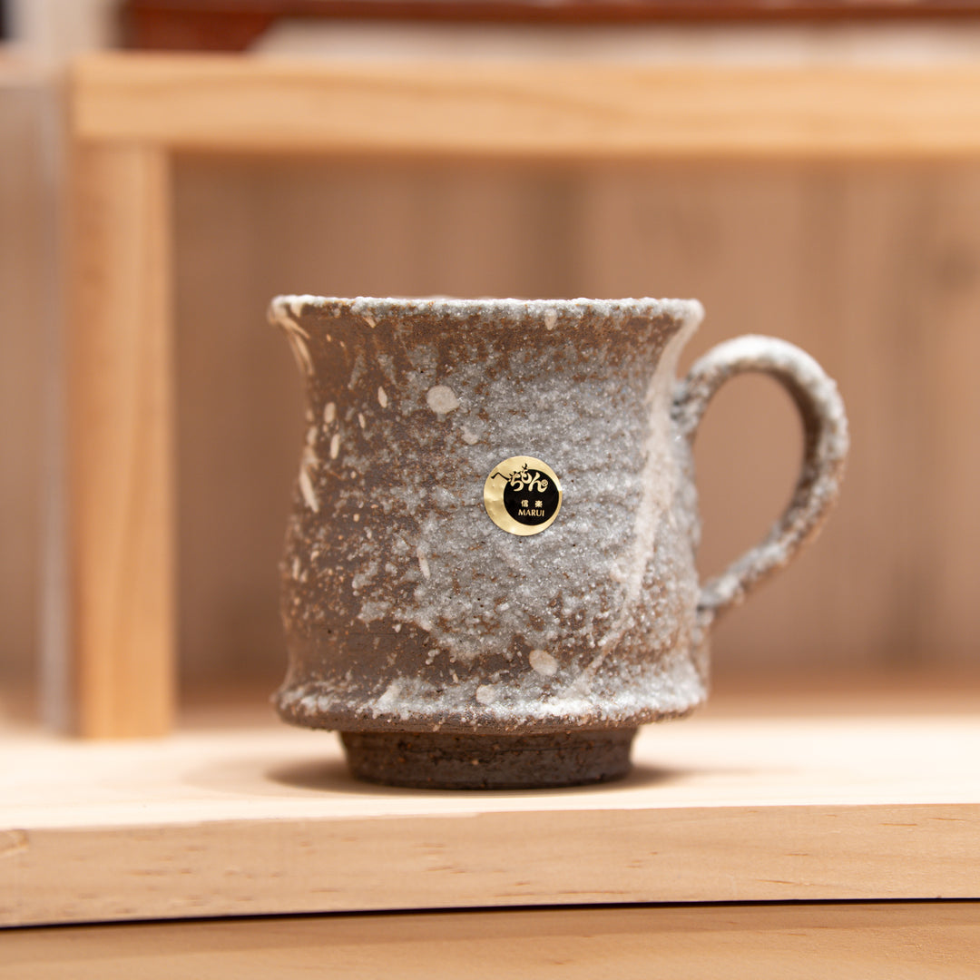 Rustic Shigaraki Ware Artisan Mug
