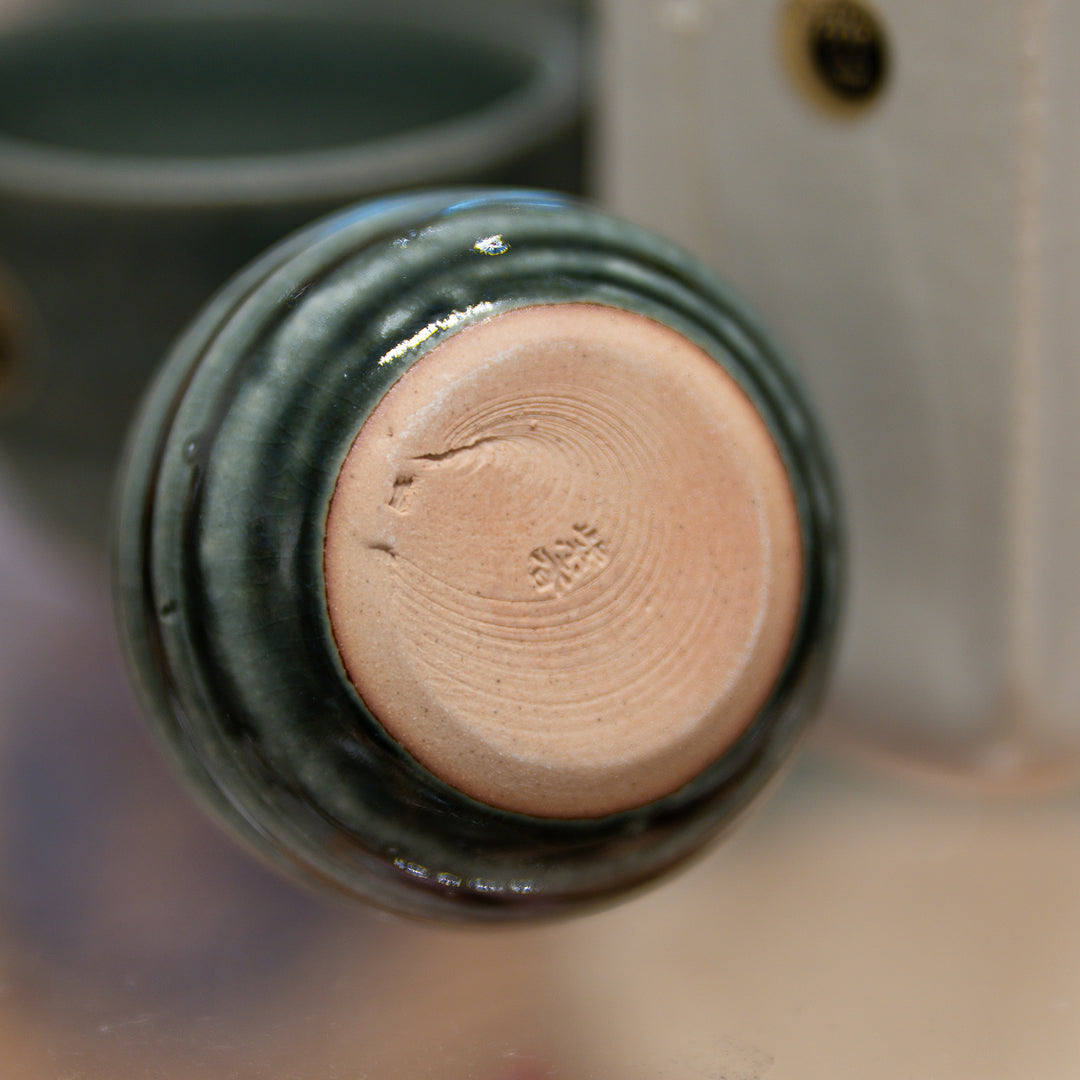 Handmade Bronze Vortex Mini Vase