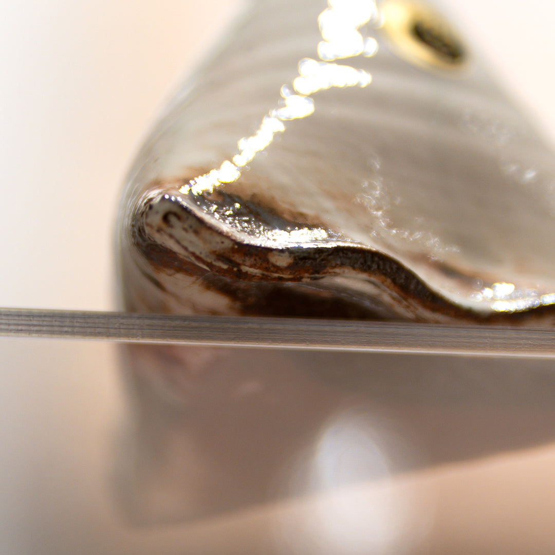 Shigaraki Ware Kohiki Triangle Vase