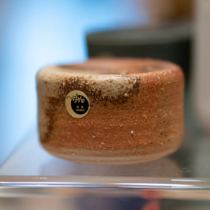 Shigaraki Ware Cylinder Bud Vase