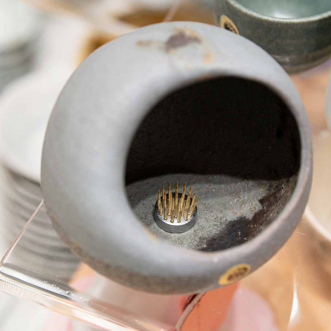 Shigaraki Zen Orb Vase for Ikebana