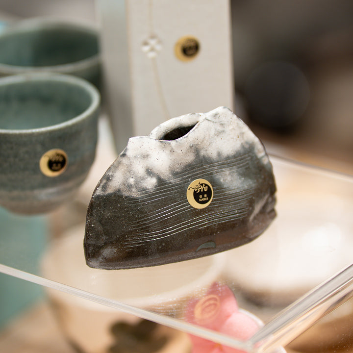 Handmade Mountainscape Mini Vase