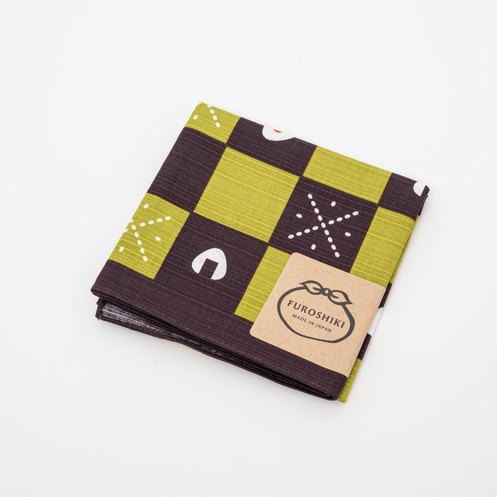 Reusable Gift Wrapping Cloth – Japanese Furoshiki Cotton 50 x 50 cm, Eco Friendly Bento Wrap, Made in Japan