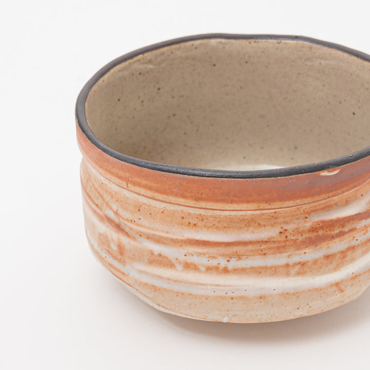 Handcrafted  Earth Tone Matcha Bowl