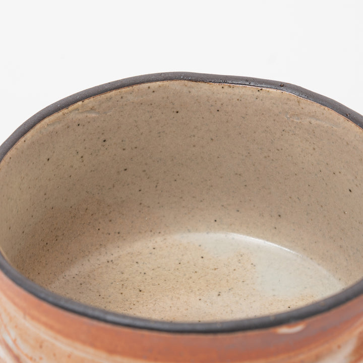 Handcrafted  Earth Tone Matcha Bowl