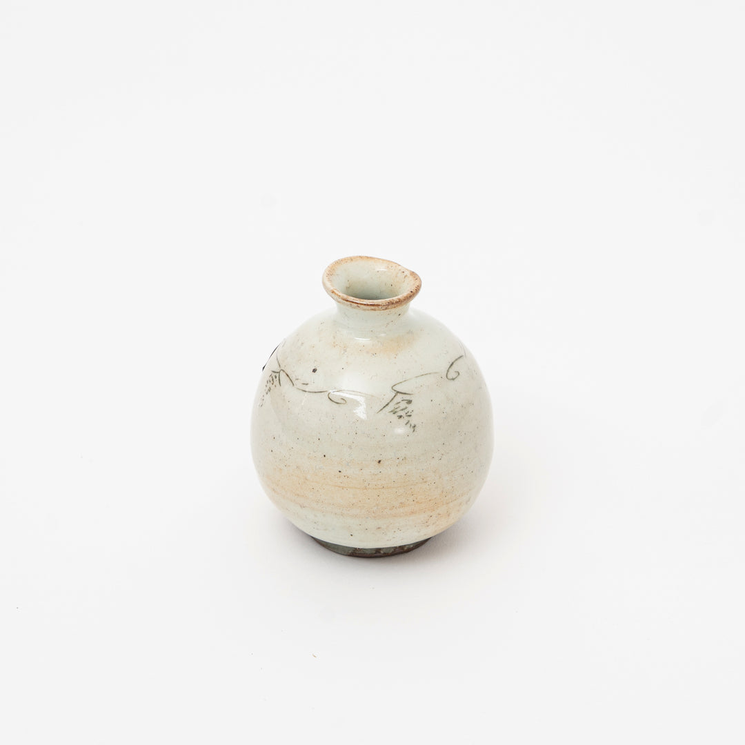 Handcrafted Shigaraki Ware Kohiki Ceramic Mini Vase