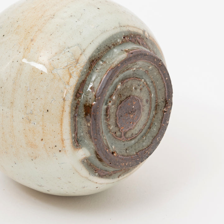 Handcrafted Shigaraki Ware Kohiki Ceramic Mini Vase