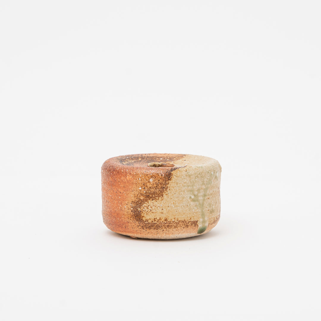 Shigaraki Ware Cylinder Bud Vase