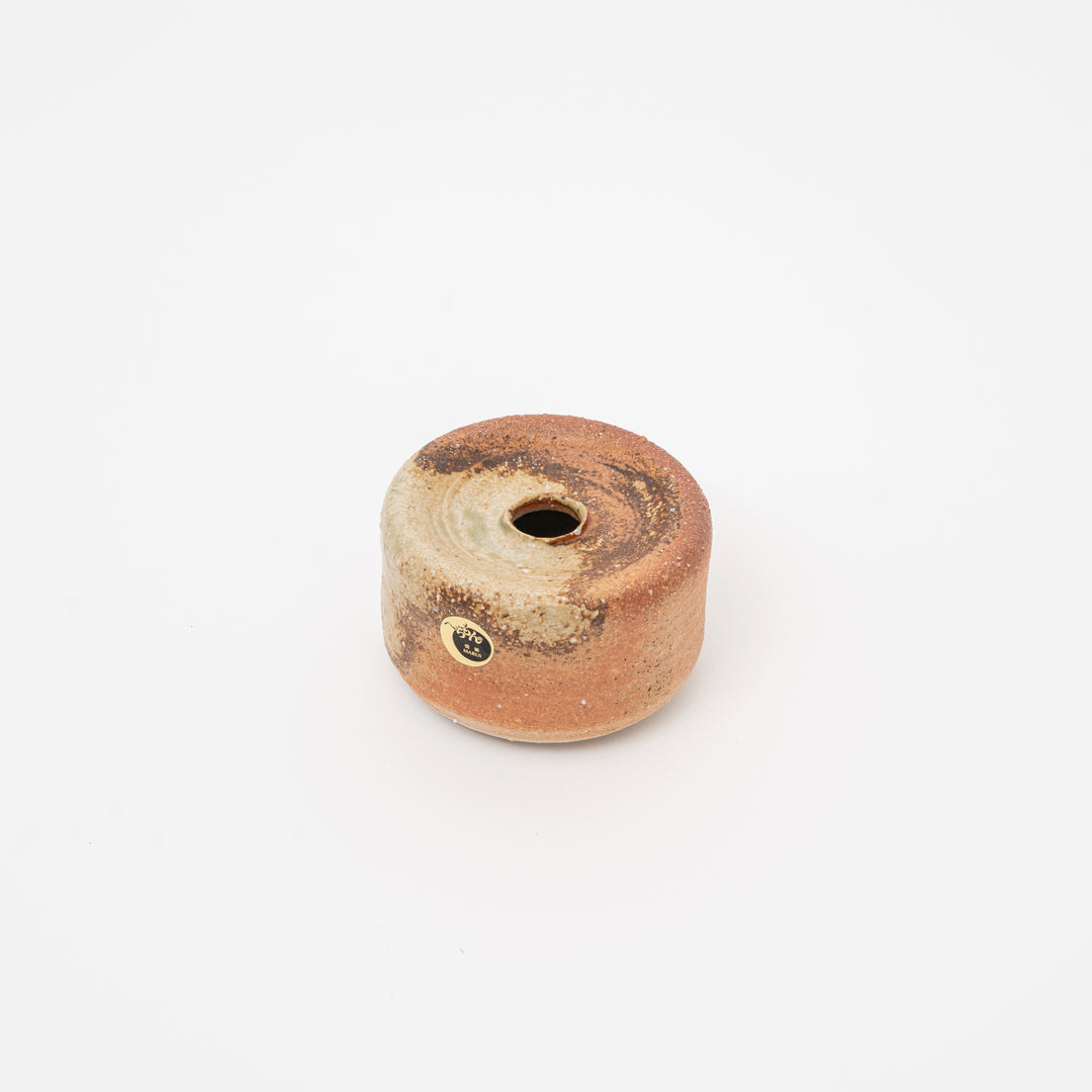Shigaraki Ware Cylinder Bud Vase