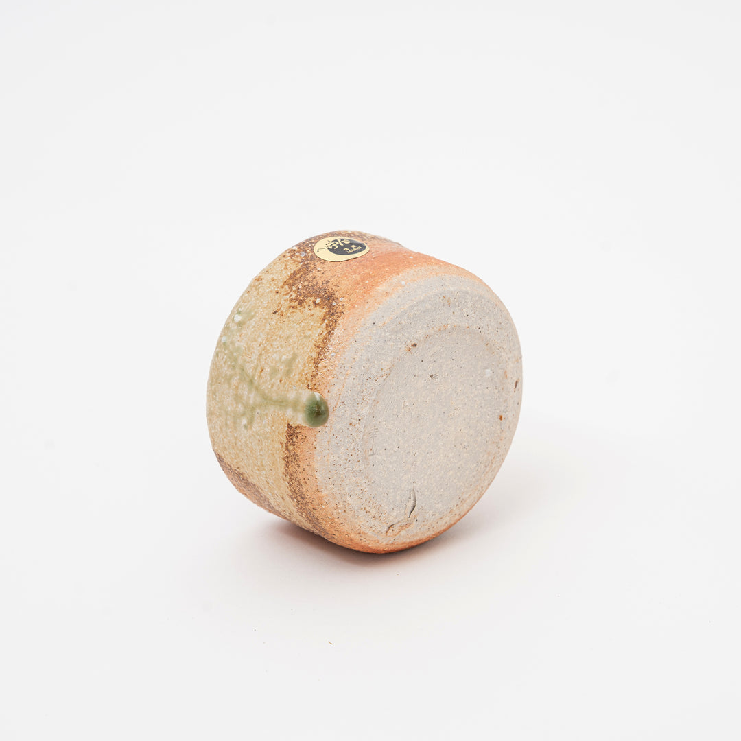 Shigaraki Ware Cylinder Bud Vase