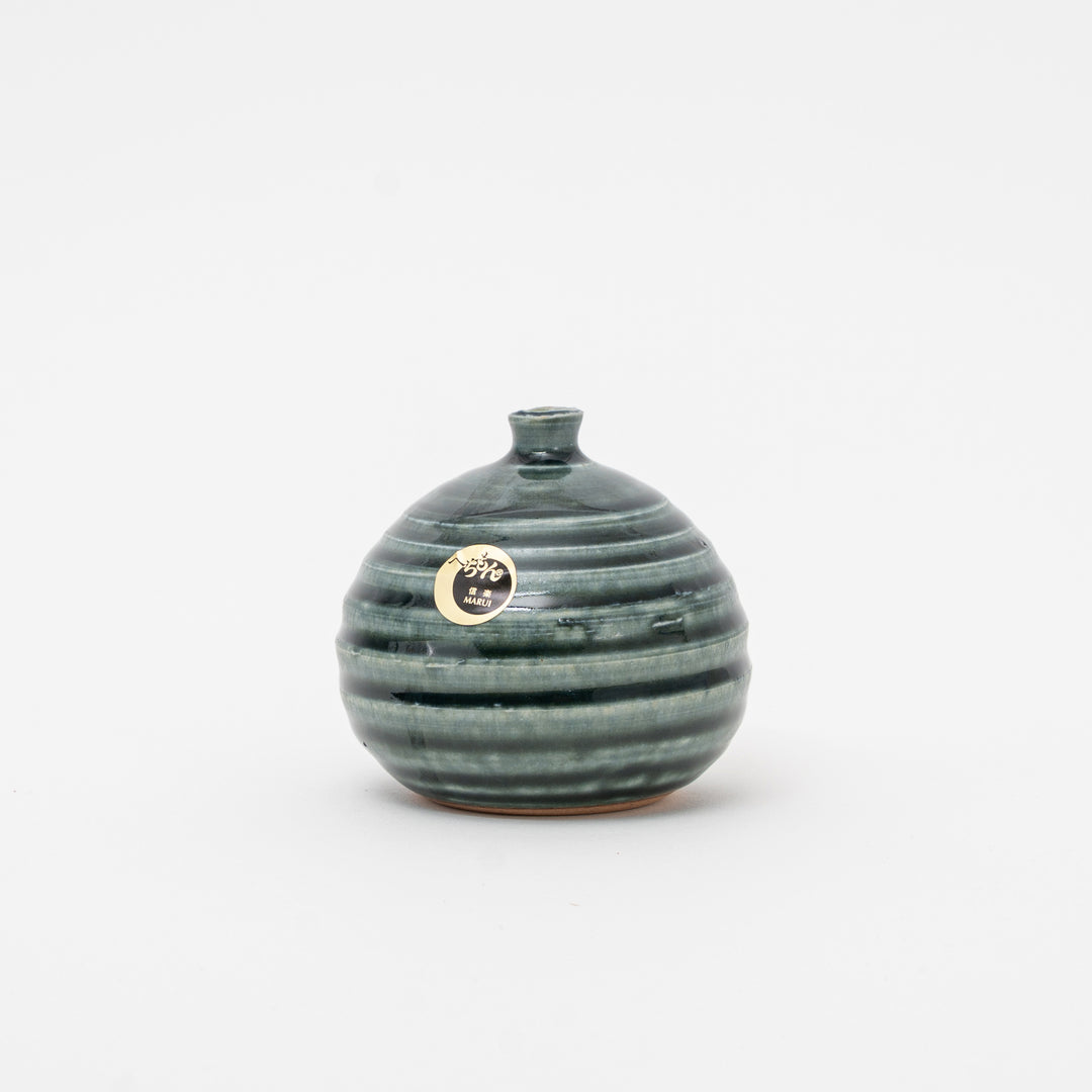 Handmade Bronze Vortex Mini Vase