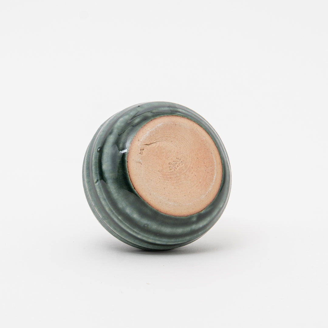 Handmade Bronze Vortex Mini Vase