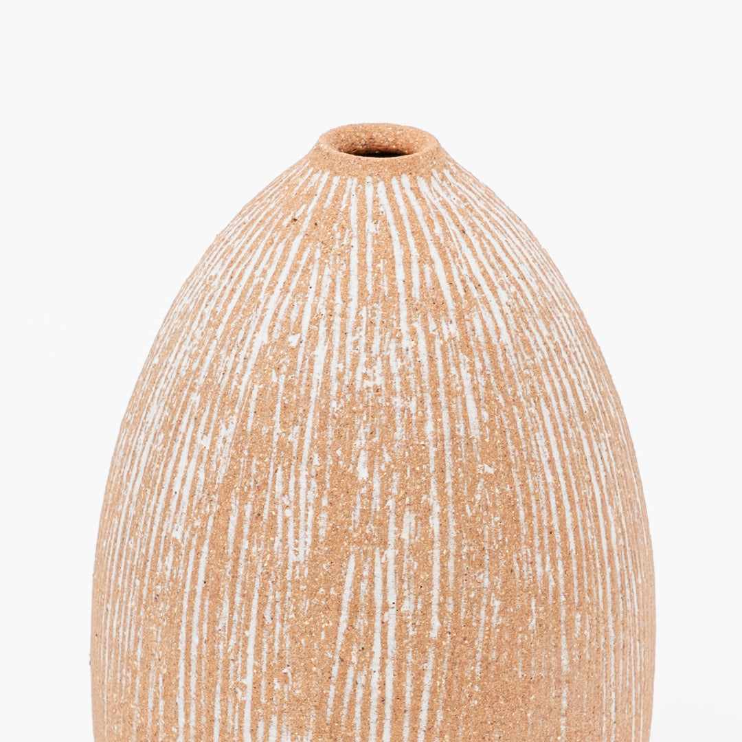 Handmade Shigaraki Bud Vase 5.9"