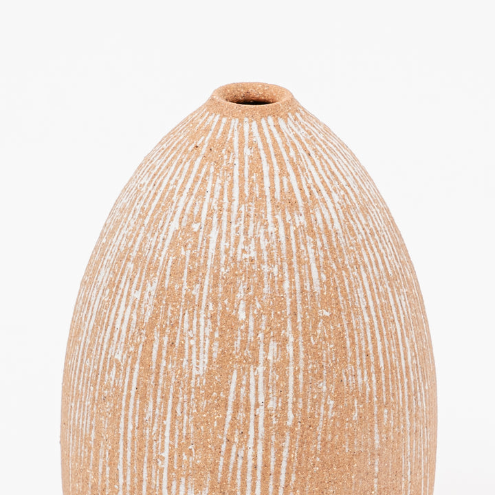 Handmade Shigaraki Bud Vase 5.9"