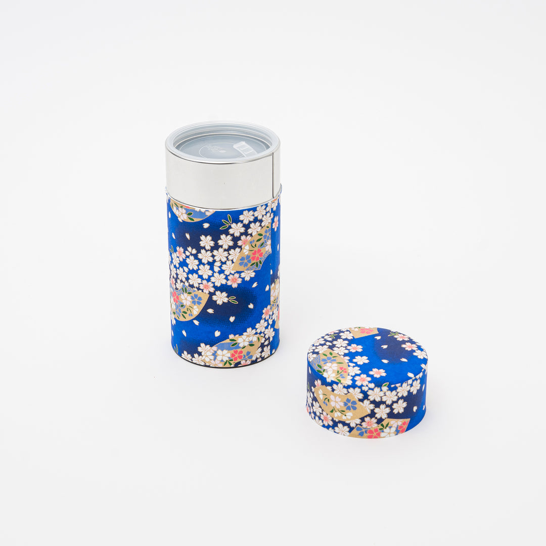 Japanese Washi Paper tea Tin 200g - 20 Patterns Tea Canister