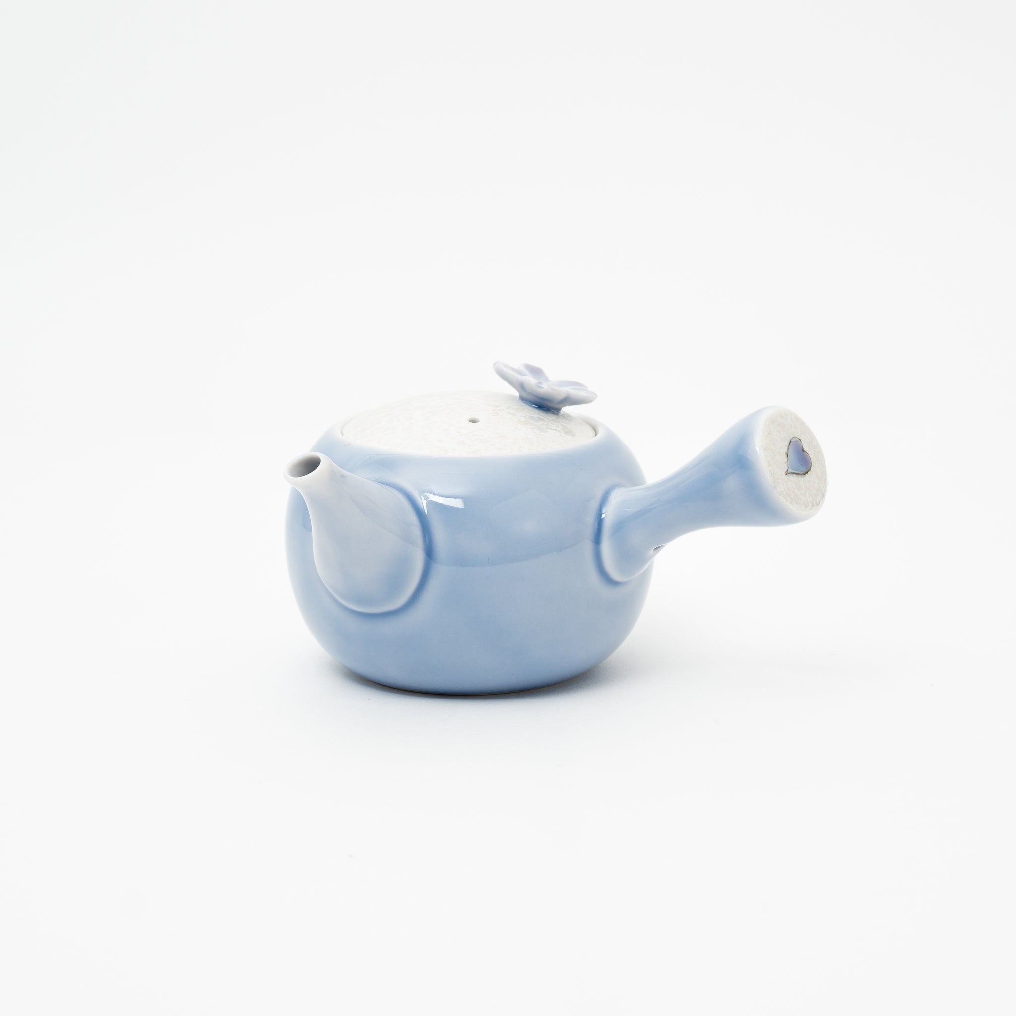 Arita Porcelain Kyusu Teapot 13.5 oz – Blue Sakura Japanese Teapot ...
