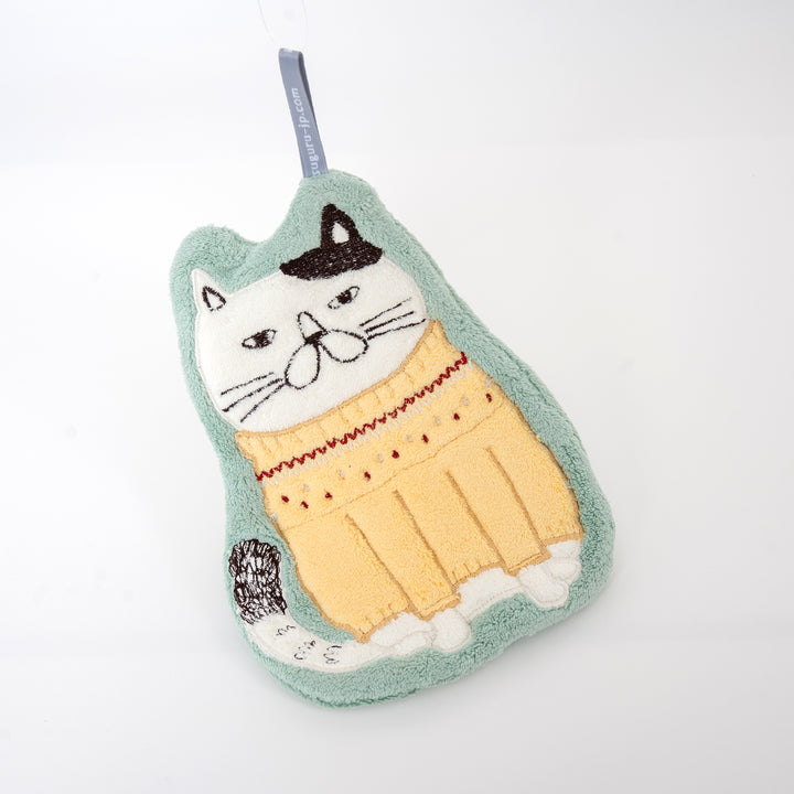 Plush Character Hand Towel with Hanging Loop