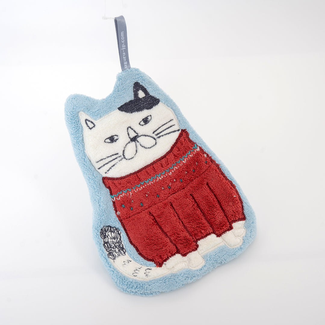 Plush Character Hand Towel with Hanging Loop