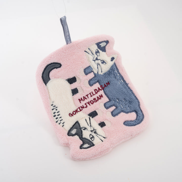 Plush Character Hand Towel with Hanging Loop