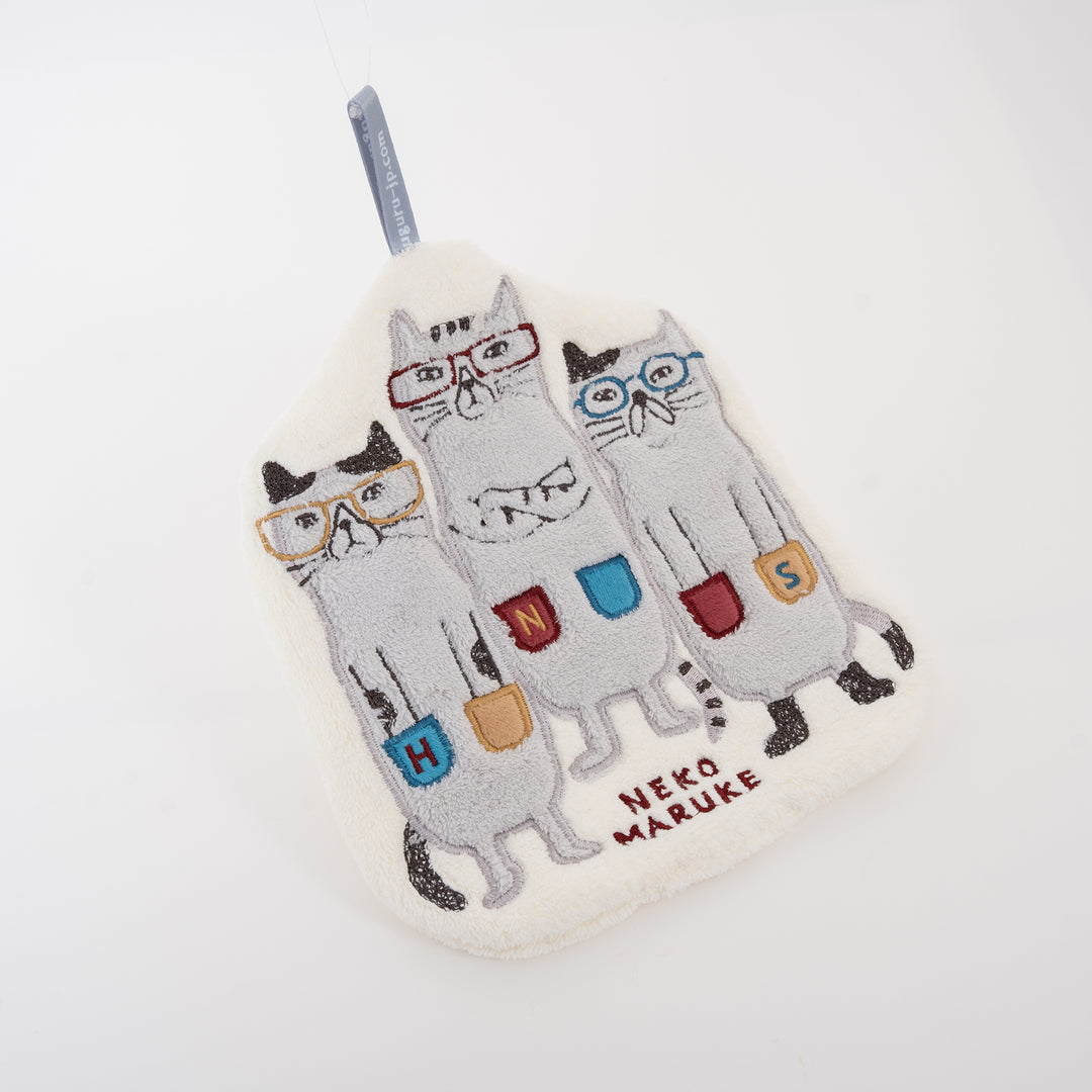 Plush Character Hand Towel with Hanging Loop