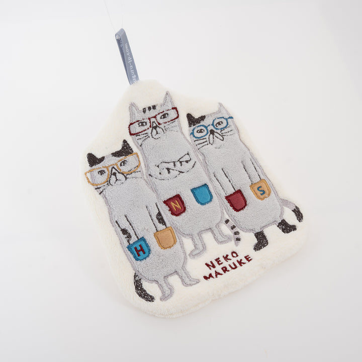 Plush Character Hand Towel with Hanging Loop