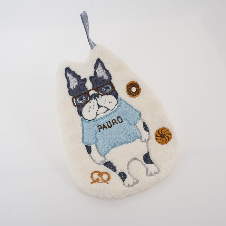 Plush Character Hand Towel with Hanging Loop