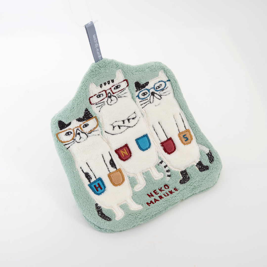 Plush Character Hand Towel with Hanging Loop