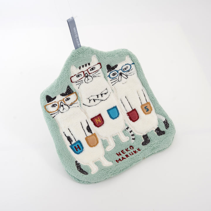 Plush Character Hand Towel with Hanging Loop