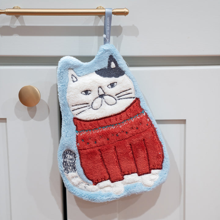 Plush Character Hand Towel with Hanging Loop